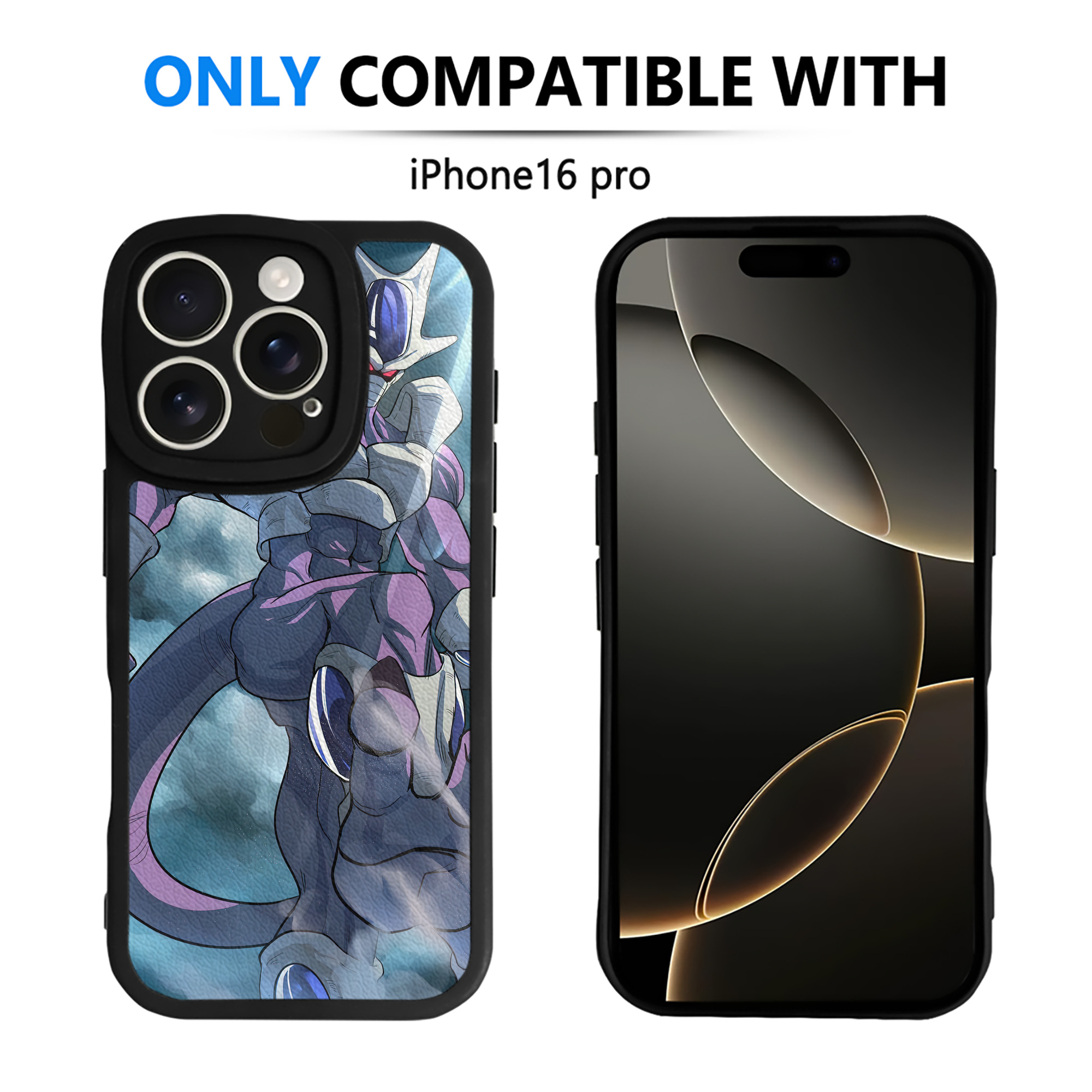 （画像用） ドラゴンボール DRAGON BALL 【iPhone 16シリーズ対応】シリコンスマホケース（レザー調） 材質：シリコン